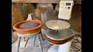 DIY Pottery Wheel Discussion  Speedball Artista Review [upl. by Darsie570]