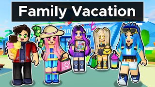 Our FAMILY VACATION in Roblox Livetopia [upl. by Nnairac28]