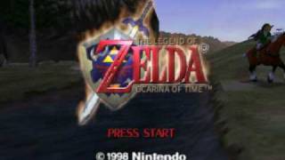 Legend of Zelda Ocarina of Time N64 Intro [upl. by Grefer]