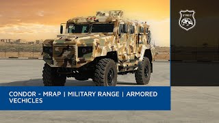 CONDOR  MRAP  MILITARY RANGE  ARMORED VECHICLES [upl. by Hild]