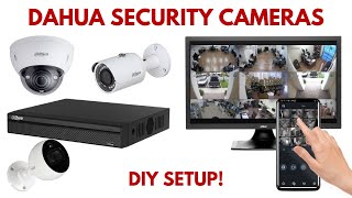 Dahua Security Cameras DIY Setup [upl. by Ecinehs130]