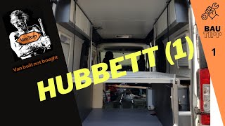 Hubbett selber bauen Womo Kastenwagen Camper Selbstausbau [upl. by Kleeman]