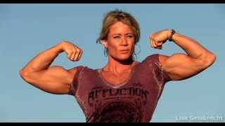 Lisa Giesbrecht Massive Female Bodybuilder with 18 inch biceps [upl. by Etnuahs]