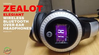 Zealot B19 ELEGIANT Wireless Bluetooth Headphones wMic Foldable Headset UNBOXINGREVIE [upl. by Winne757]