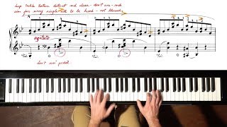 Chopin Ballade No1 TUTORIAL  P Barton FEURICH piano [upl. by Einttirb]