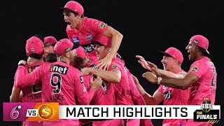 Sydney Sixers too strong for Perth Scorchers and go backtoback  KFC BBL10 [upl. by Edwyna261]