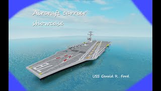 Aircraft carrier showcase  Roblox plane crazy🔨 [upl. by Beaner]