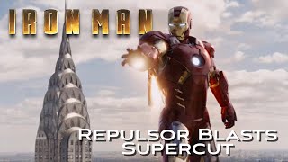 Iron Man Repulsor Blasts Supercut Iron man  Age of Ultron [upl. by Leventhal]