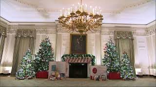 White House unveils holiday decorations [upl. by Herson970]