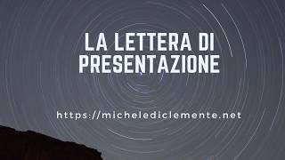 Come scrivere una lettera di presentazione efficace [upl. by Zizaludba824]