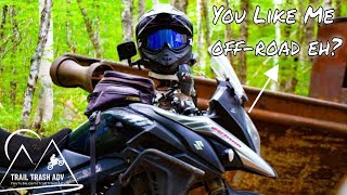 VStrom 650 Off Road Single Track Riding  2K [upl. by Verger]