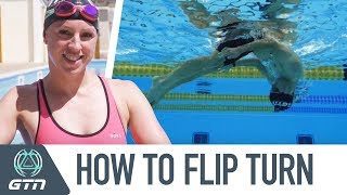 How To Flip Turn  Freestyle Swimming Tips For Beginners [upl. by Norre]