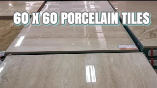 FLOOR TILES 60x60  PORCELAIN FLOOR TILES DESIGN AND PRICES  all home depot [upl. by Adnirb]