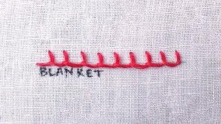 How to do a Blanket Stitch [upl. by Willock]