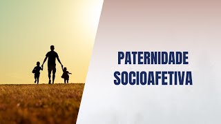 Paternidade socioafetiva [upl. by Bass499]