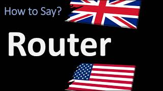 How to Pronounce Router CORRECTLY [upl. by Betteann]