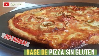 PIZZA SIN GLUTEN sencillísima  Ingredientes en la descripción [upl. by O'Malley176]