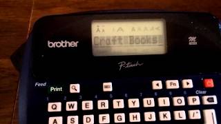 Brother PTouch Electronic Labeler [upl. by Amhsirak]