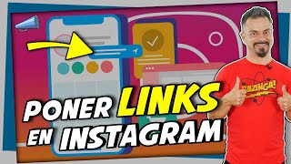 📲 4 formas de poner un Link o Enlace en Instagram  Tutorial en ESPAÑOL [upl. by Ocana]