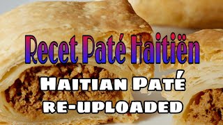 Haitian Pate recipe recet pate Haitien reuploaded [upl. by Peria877]