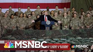 Trump’s Reported Remarks About Veterans War Dead Continues To Rankle Among Military  MSNBC [upl. by Cyna116]