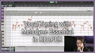 Vocal Tuning with Melodyne Essential in REAPER ARA2 [upl. by Pip]