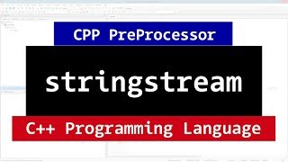 Stringstream in C  CPP Programming Video Tutorial [upl. by Salakcin]