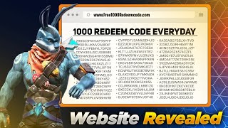 Free Redeem Code Website Revealed 🔥🤘 [upl. by Huttan110]