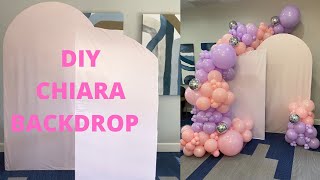 DIY CHIARA BACKDROP USING FOAM BOARDS  Tutorial  Part 1 [upl. by Ihtraa]