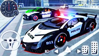 Sport Car Driver Simulator  New Lamborghini Police Car Driving  Android GamePlay [upl. by Gershon37]