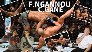 Francis Ngannou VS Ciryl Gane REACTION FIGHT  DUEL DE TITANS [upl. by Notle]