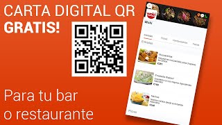 Cómo crear tu CARTA DIGITAL QR GRATIS para tu BAR o RESTAURANTE  TUTORIAL de 2 minutos [upl. by Iztim]