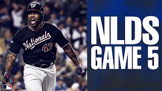 Nationals vs Dodgers  2019 NLDS Game 5 Full Game Nationals come up huge [upl. by Esorylime]