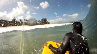 GoPro HD Tedford MahikoToys bodyboard [upl. by Asyar]