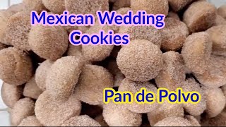 Mexican Wedding Cookies Recipe  Pan de Polvo  Hojarascas [upl. by Adnoek475]