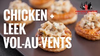 Chicken and Leek Vol au vents  Everyday Gourmet S8 E38 [upl. by Lotsyrk]