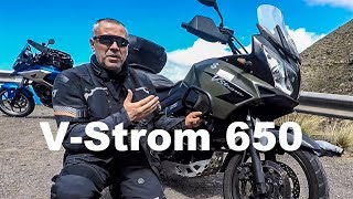 Suzuki V Strom 650 2008  Test Ride amp Detailed Review [upl. by Jemima121]