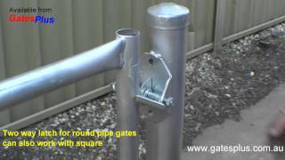 Gate Latch 2 way for round pipe and square [upl. by Anirav]