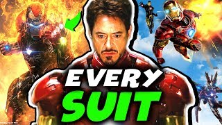 All IRON MAN Suits in the MCU Mark 1  85 in Avengers Endgame 2008  2019 [upl. by Ettennod633]