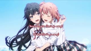 Diamond no Jundo  Oregairu Kan ED Full Lyrics [upl. by Rina]