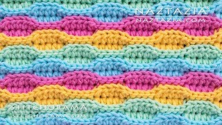 HOW to CROCHET WAVE STITCH  Stitchorama by Naztazia [upl. by Norb]