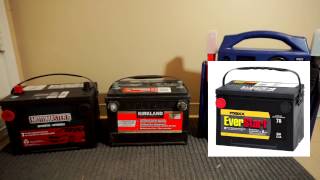 Budget Automotive Batteries  Costco  Walmart  Canadian Tire  Cost Differences [upl. by Queen333]