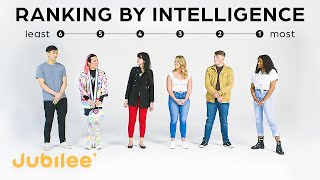 Strangers Rank Their Intelligence  IQ vs First Impressions [upl. by Skier]