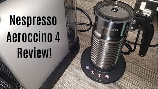 Nespresso Aeroccino 4 Milk Frother Review  Worth upgrading from the Aeroccino 3 [upl. by Akinehs]