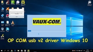 OP COM usb v2 driver Windows 10  11 How to op com windows driver op com windows 107xp [upl. by Mowbray]