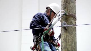 Electric Lineman Tooling Up [upl. by Weirick]