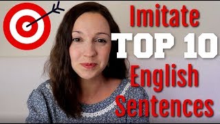 How to Pronounce TOP 10 English Sentences [upl. by Antrim]