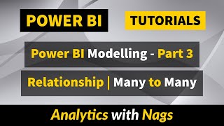 Power BI Modelling  Part 3  Relationship  Many to Many  Power BI Tutorial 4550 [upl. by Jorrie506]