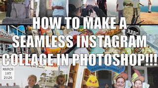 Seamless Instagram Swipe Collage  TUTORIAL [upl. by Pasia922]