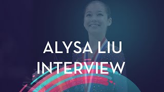 Alysa Liu USA  Interview  Lake Placid 2019 [upl. by Lunna]